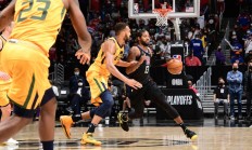 米兰真人-骑士碾压爵士，乔治关键制胜的简单介绍